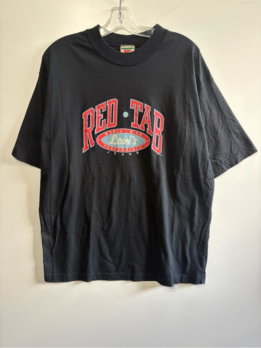 Vintage Levi's Red Tab Graphic Tee - Black